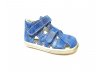 Kotníčkové sandálky, sandály zn. BOOTS4U (modrá potisk).